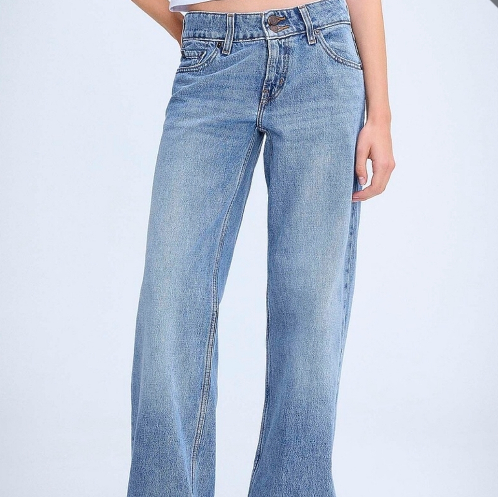 Levis Super Low Classic Blue Denim Jeans Womens Size 34